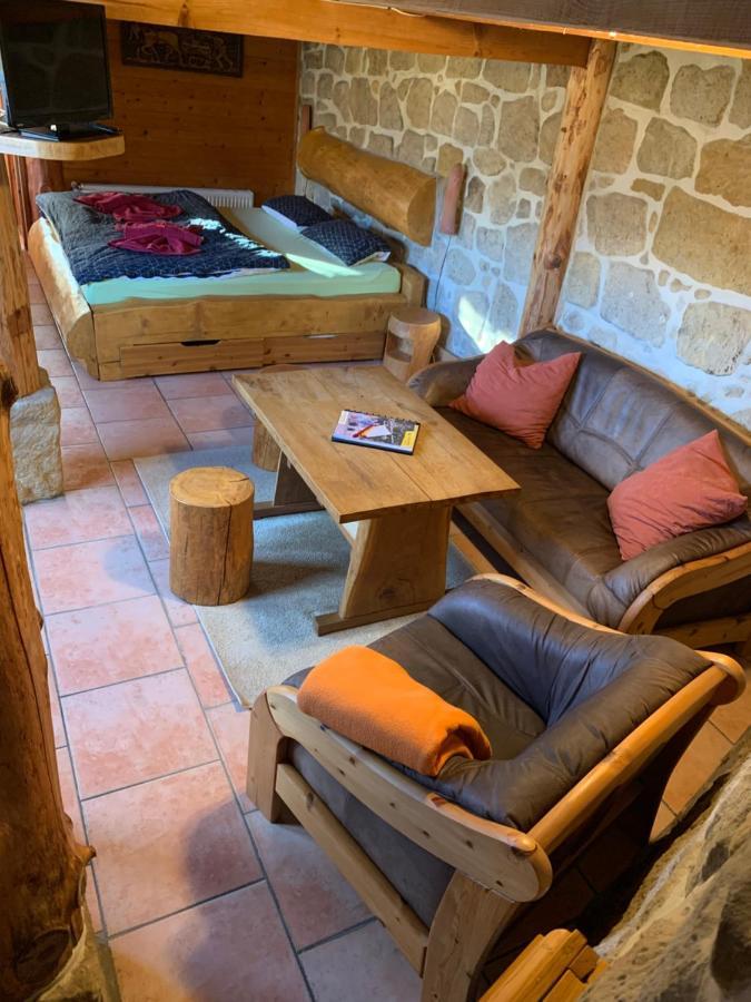 Blockhausvermietung "Vor Dem Groeperntor" Quedlinburg Eksteriør bilde